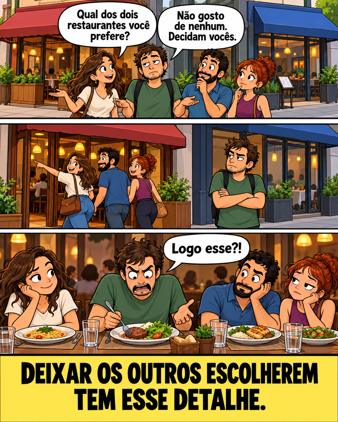 Meme de política brasileira: Let Others Choose, Then Complain.